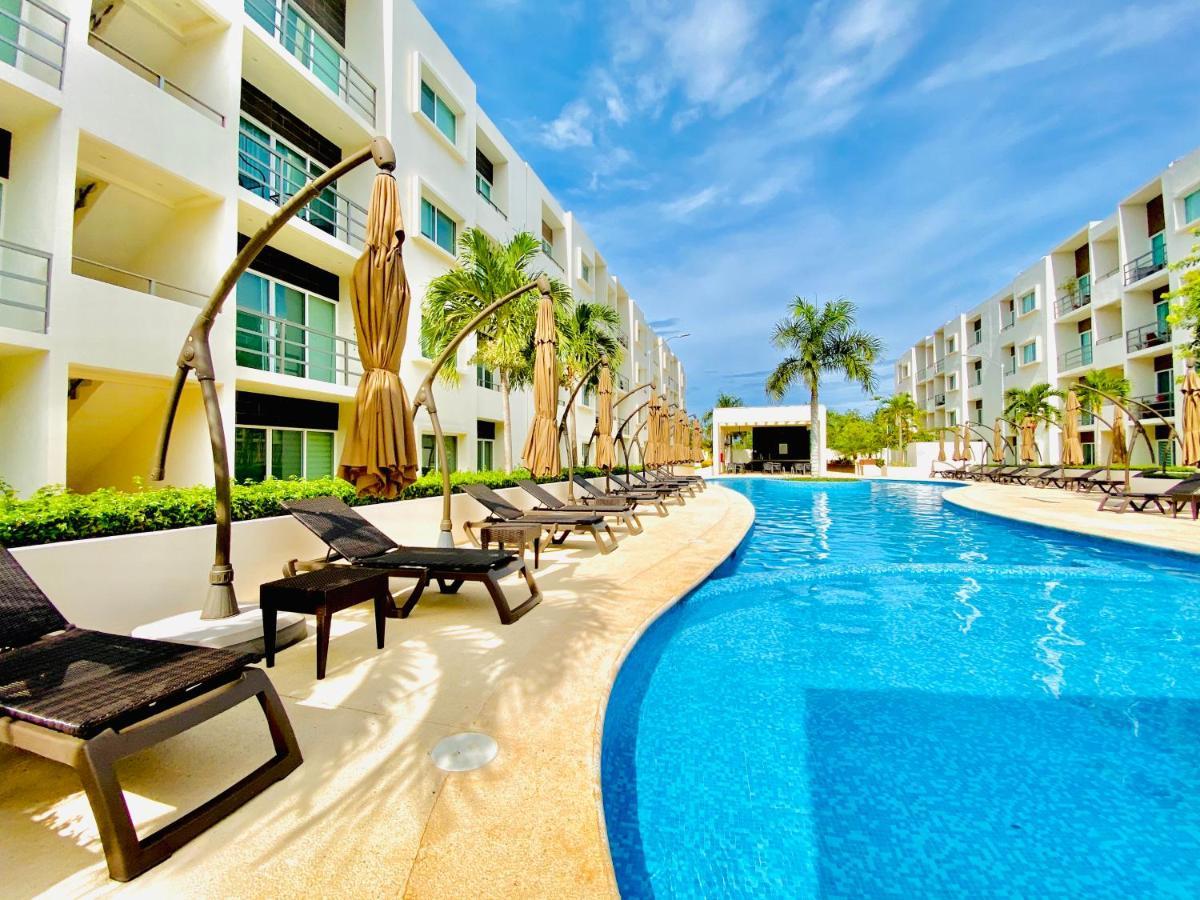 Encanto Con 2 Habitaciones En Long Island Cancún Exterior foto