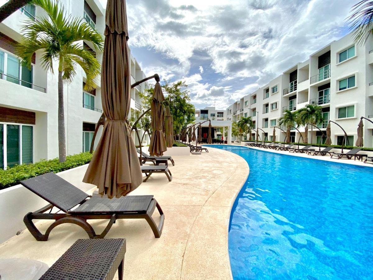 Encanto Con 2 Habitaciones En Long Island Cancún Exterior foto